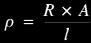 resistivity = resistance x area / length