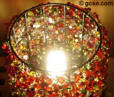 11 watt compact fluorescent lamp in use