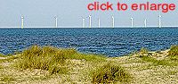 The UK's first offshore windfarm, Norfolk