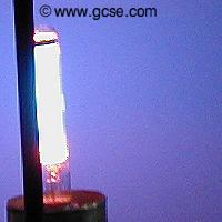 Bare UV lamp. Never look directly at one of these!